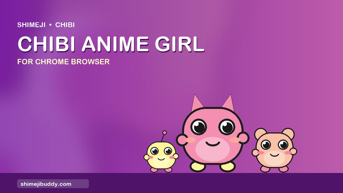 Chibi Anime Girl Shimeji For Chrome Browser