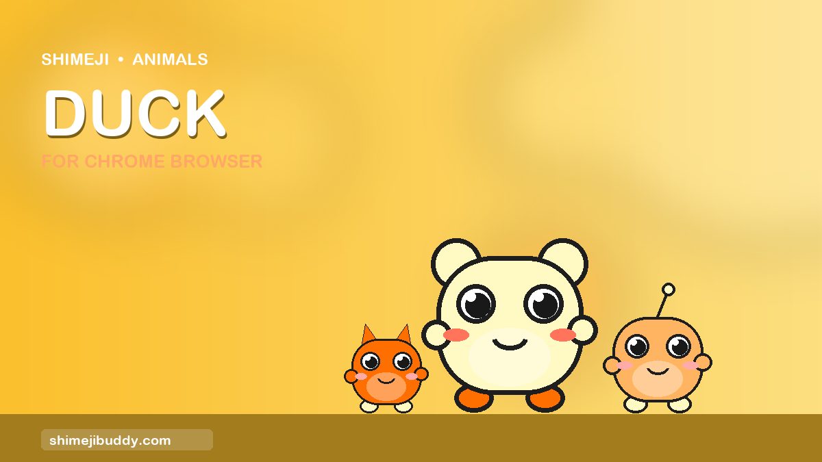 Duck Shimeji For Chrome Browser
