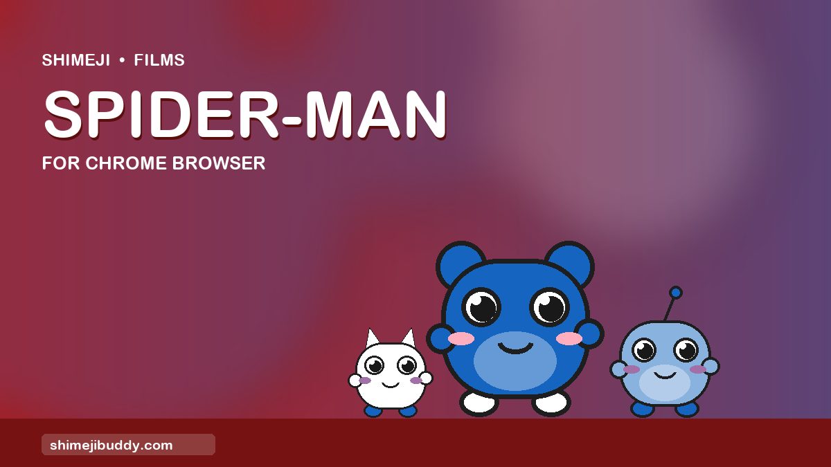 Spider-Man Shimeji For Chrome Browser