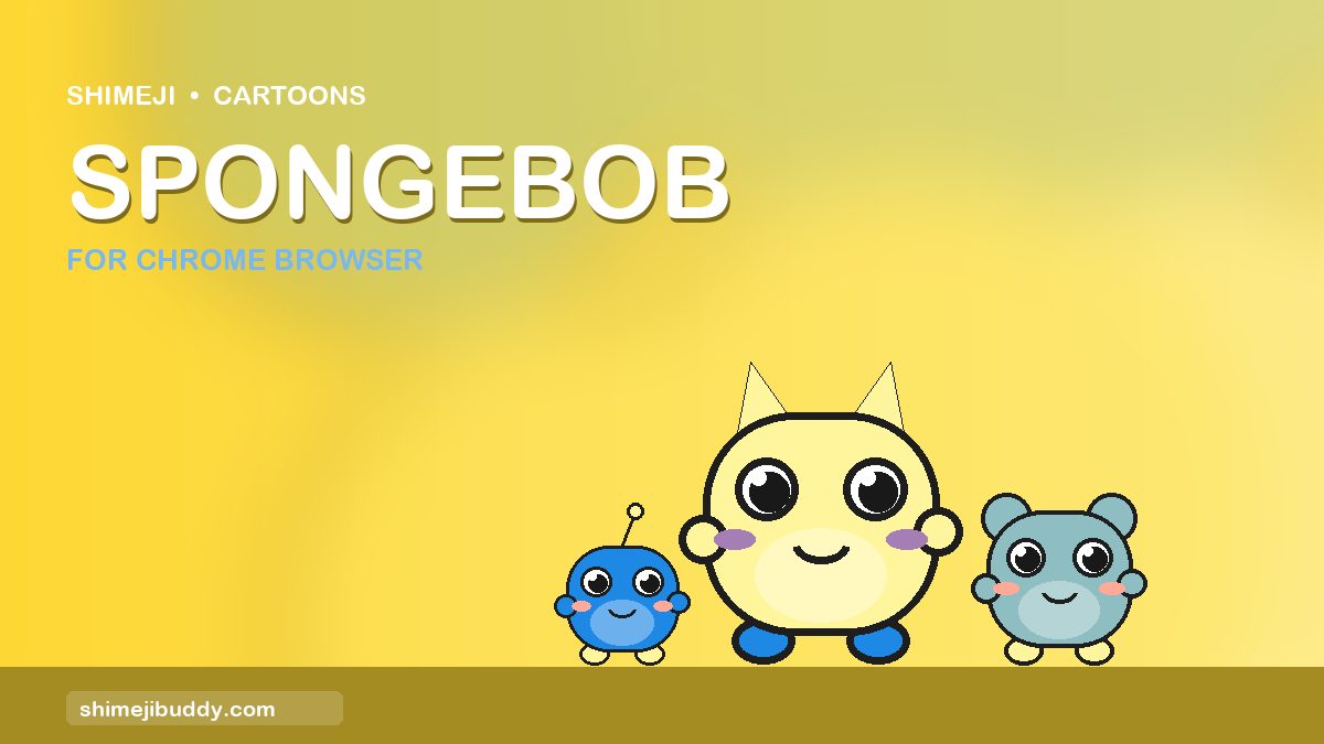 SpongeBob Shimeji For Chrome Browser